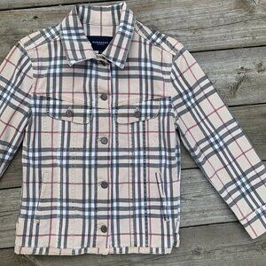 Vintage Burberry London Novacheck Bomber Jacket Size 6